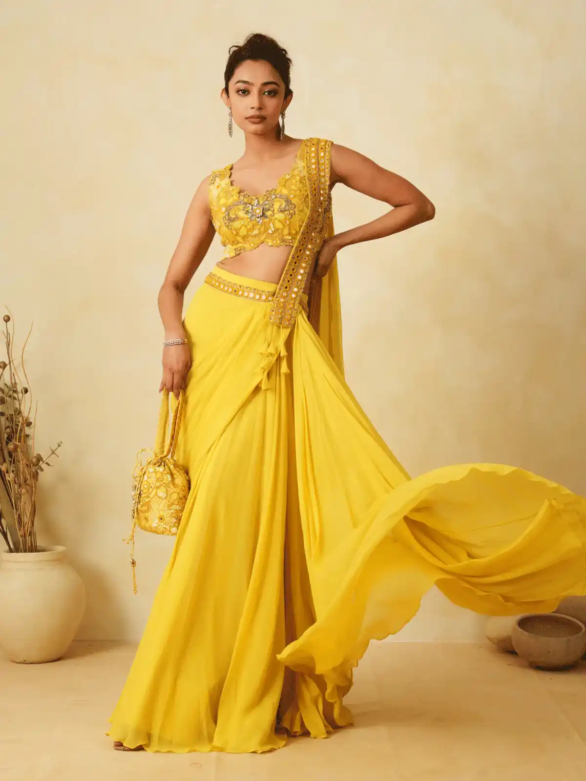 Haldi Saree